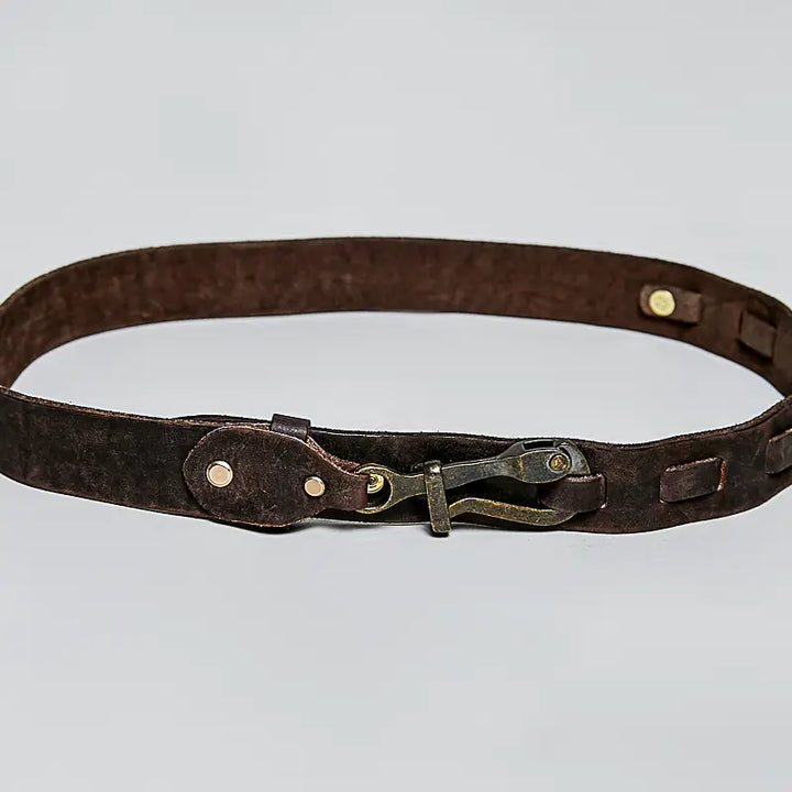 Tatum Genuine Leather Hook Belt