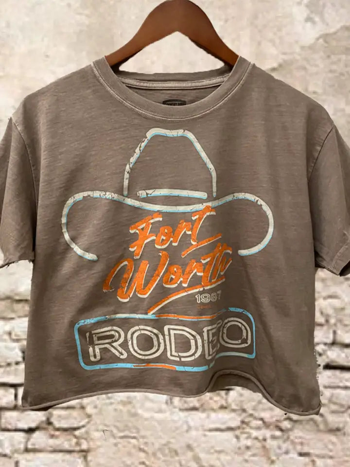 The Charlotte Fort Worth Rodeo Crop Tee