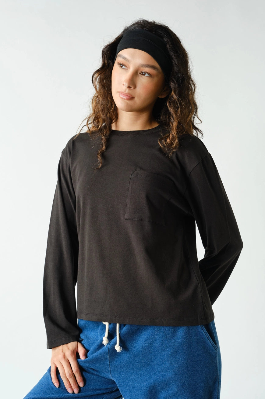 Leona Pocket Long Sleeve Tee