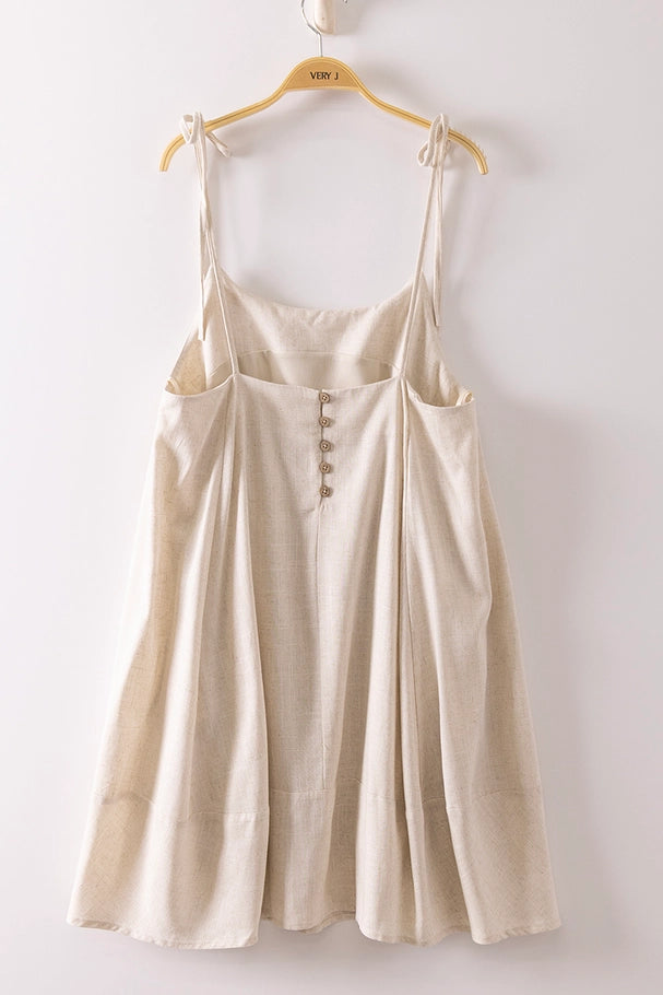 Chelsea Back Button Detail Mini Dress