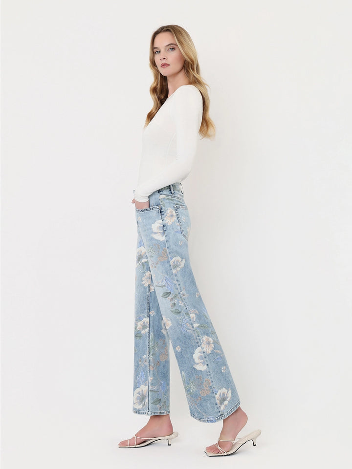 Melissa Floral Vintage Flare Jeans