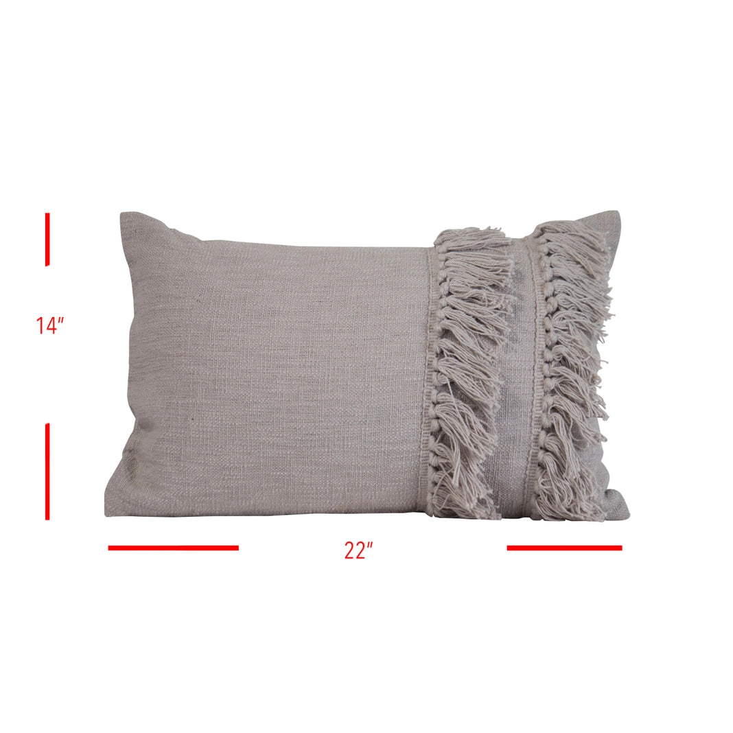 Hand Woven Haley Pillow Gray