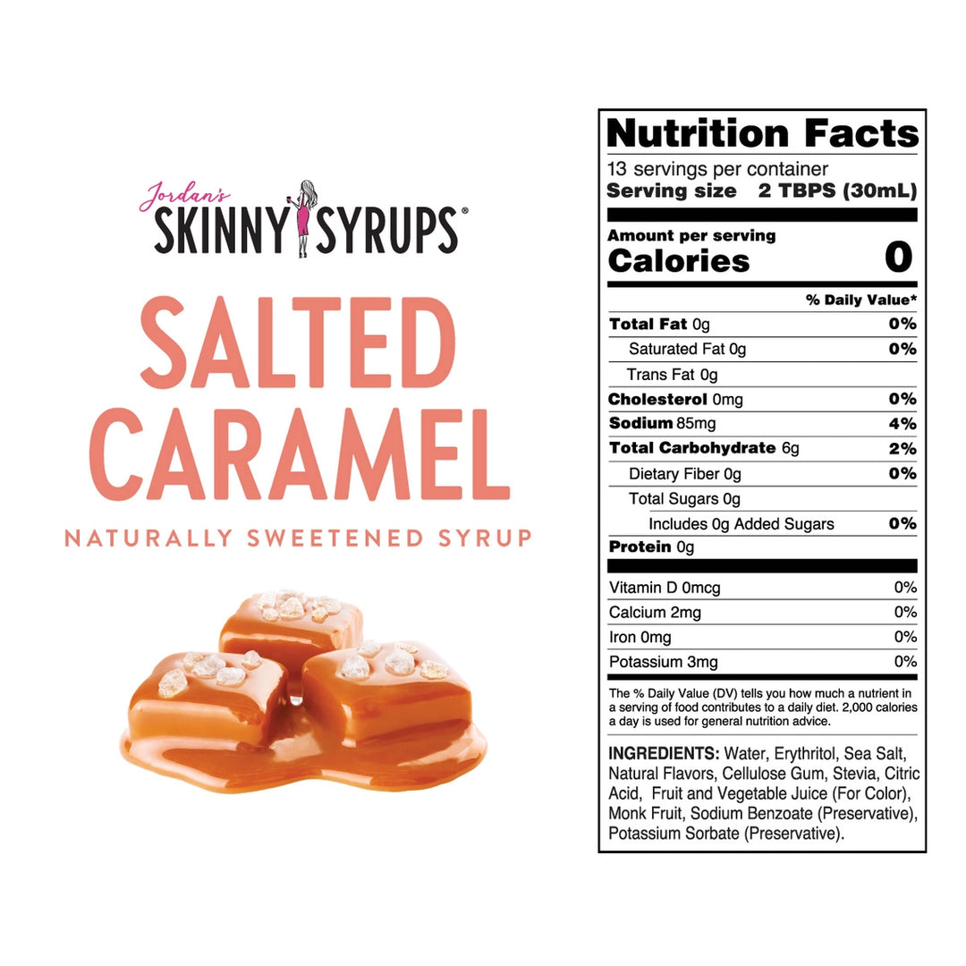 Naturally Sweetened Salted Caramel Syrup