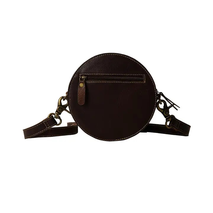 Laredo Tooled Round Crossbody
