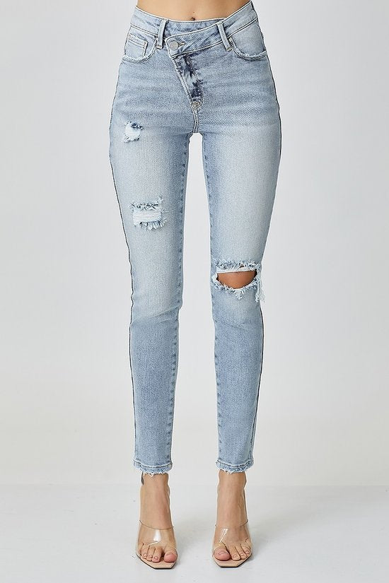 Charlotte Crossover Relaxed Skinny Jean