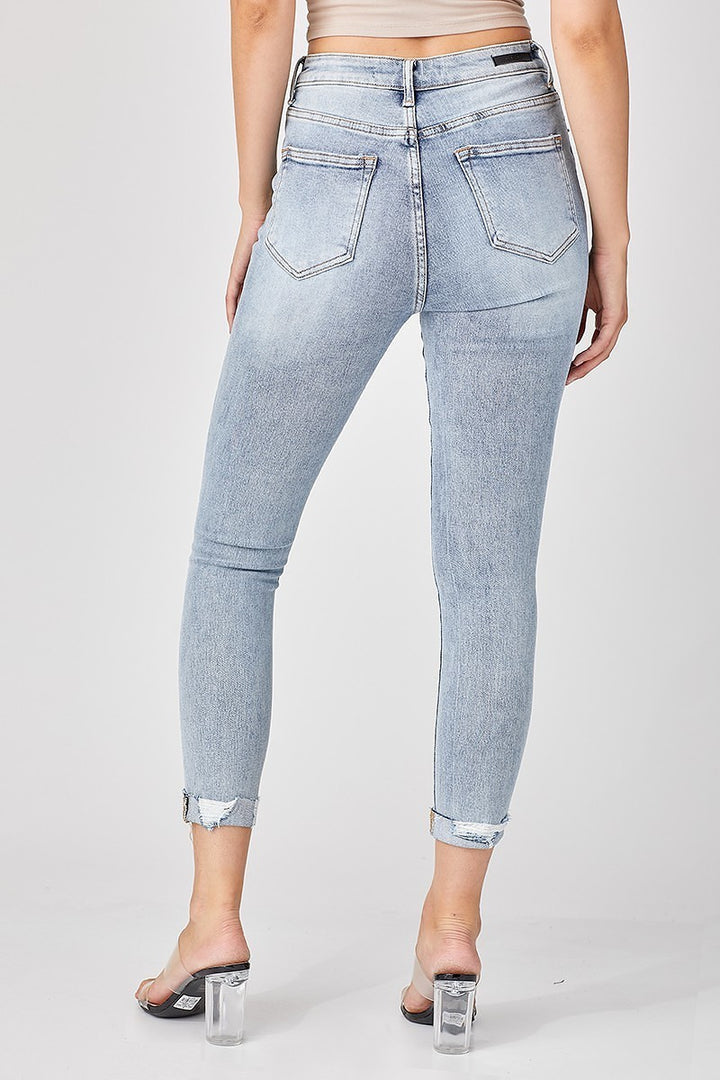 Tonya High Rise Vintage Washed Skinny Jeans
