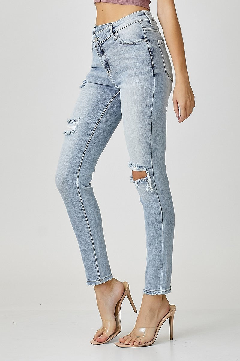 Charlotte Crossover Relaxed Skinny Jean