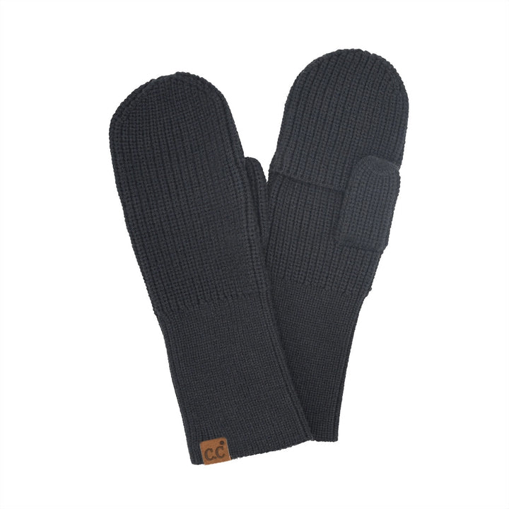 Raylynn Waffle Knit Flip Mittens