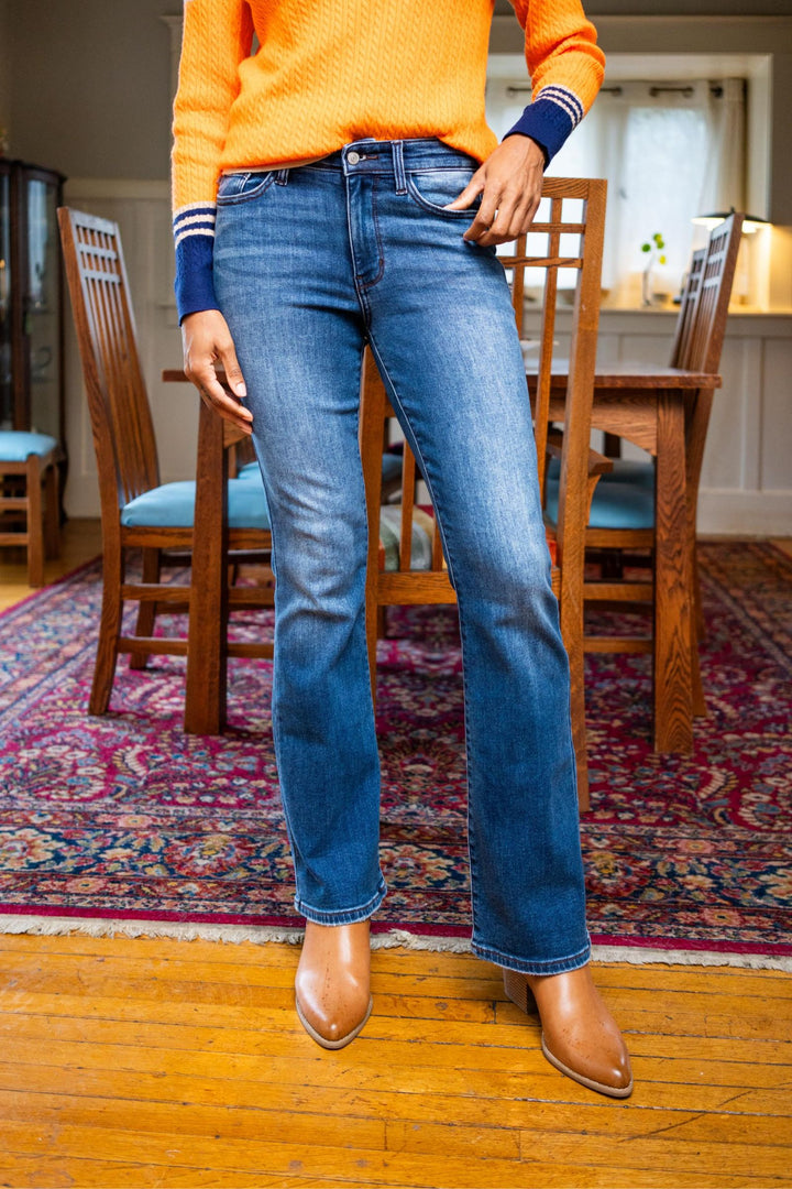Judy Blue Dakota Mid Rise Thermal Bootcut