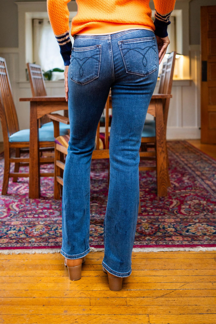 Judy Blue Dakota Mid Rise Thermal Bootcut
