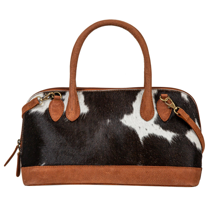 Julie Ann Cowhide Dome Satchel