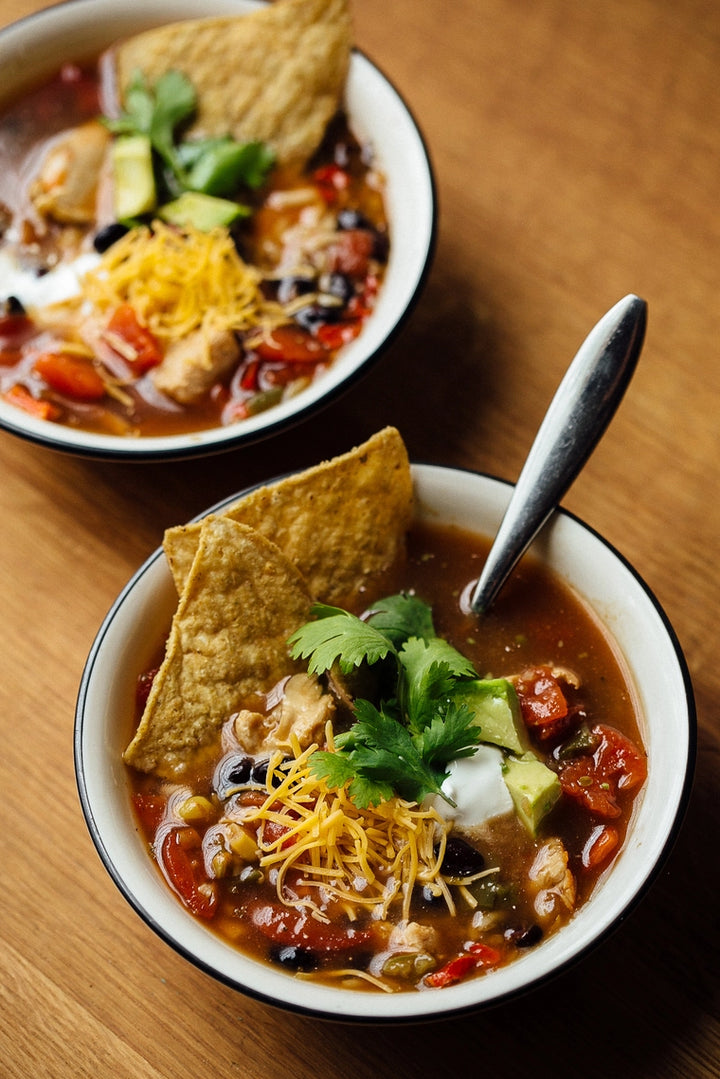 Spicy Tortilla Soup - Gluten Free