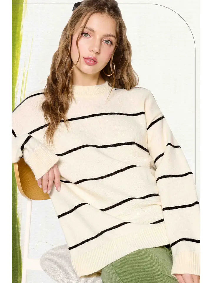 Delores Loose Fit Long Sleeve Sweater
