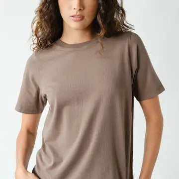Lena Boxy Pigment-Dyed Tee