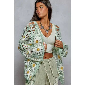 Daisy Mae Crochet Cardigan