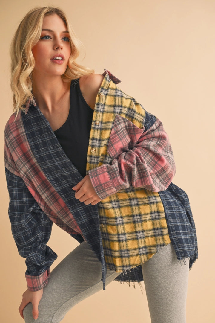 Neela Multi Color Plaid Flannel