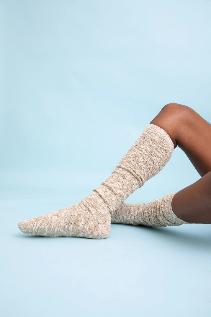 Kelsey Speckle Knit Boot Socks