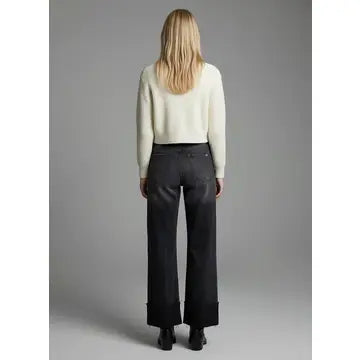 Larkin Tummy Control A-Line Wide Leg Jeans