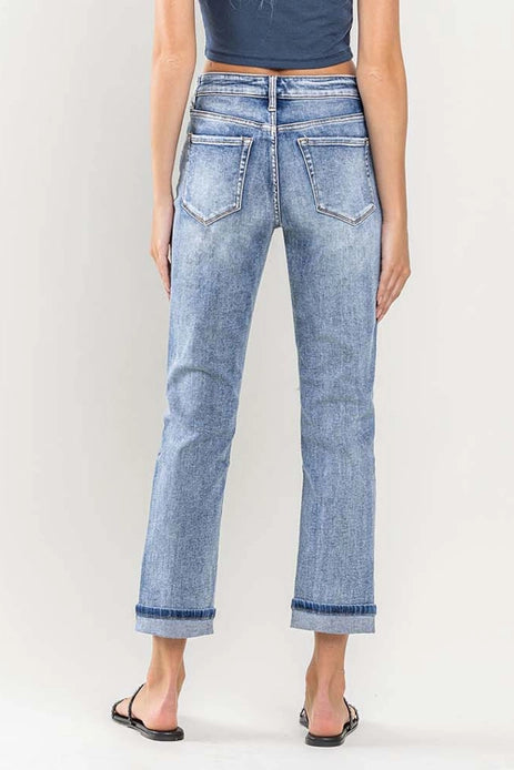 Liliana High Rise Distressed Boyfriend Jeans