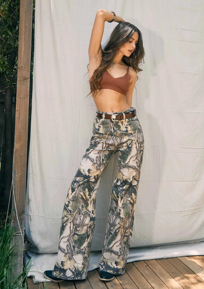 Jolene Backwoods Wide Leg Jeans