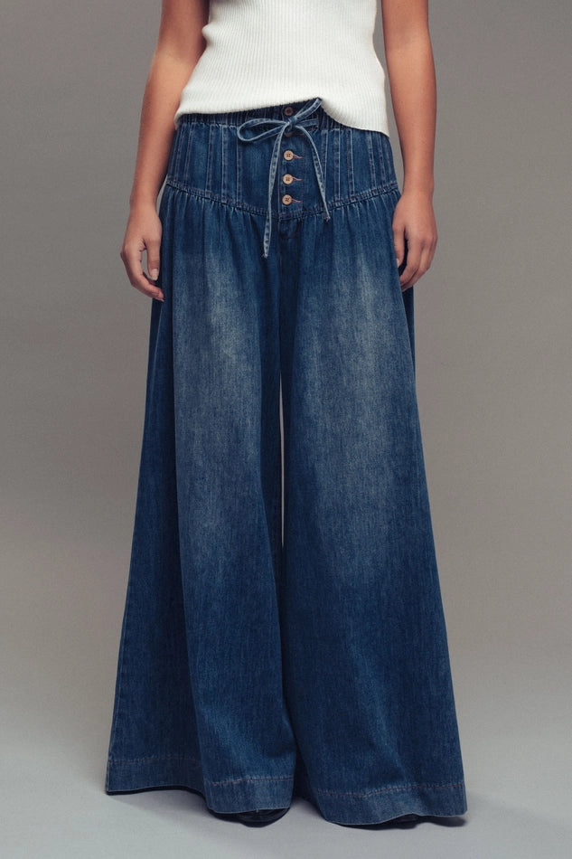 Arden Denim Palazzo Pant