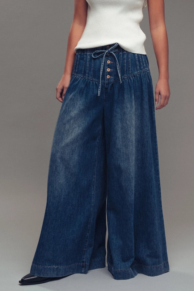 Arden Denim Palazzo Pant