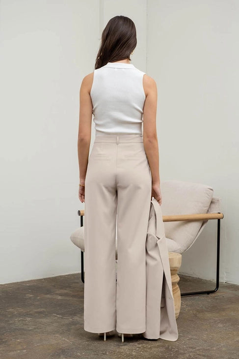 Sydney High Waisted Wide Leg Pants