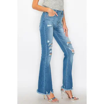 Faye High Rise Flare Jeans