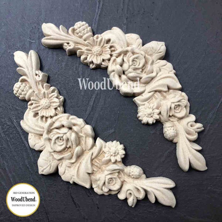 WoodUbend Flower Garland Moulds WUB0349 (Set of 2)