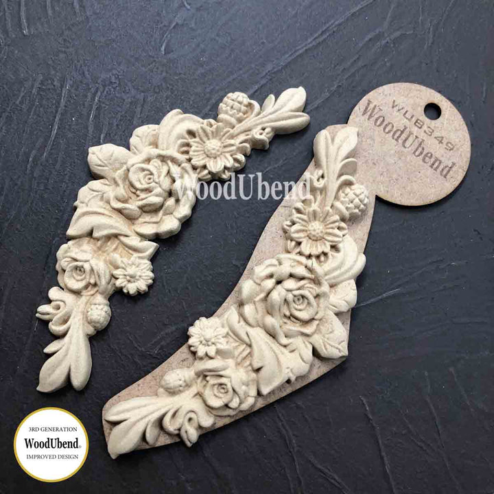 WoodUbend Flower Garland Moulds WUB0349 (Set of 2)