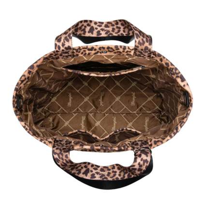 Rhiannon Leopard Wrangler Tote