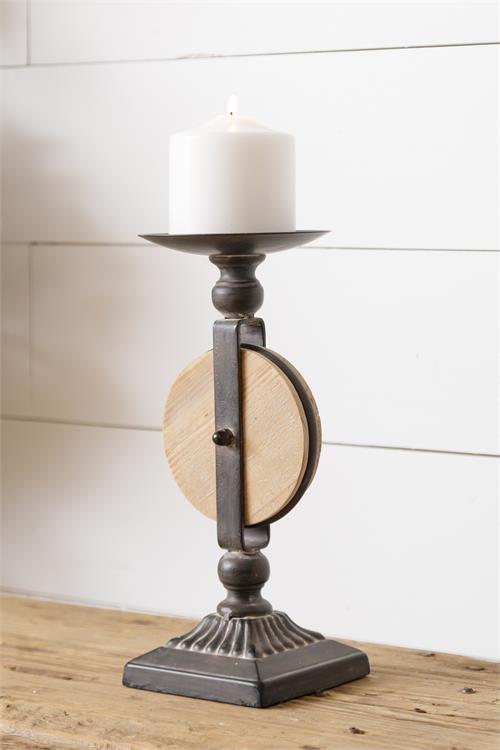 Candle Holder with Pulley - The Loft/ 36 Eleven