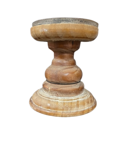 5" Wooden Candle Holder