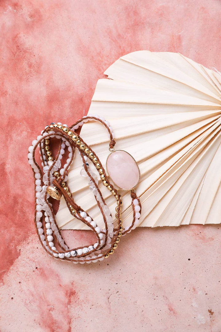 Nikki Gem Stone Multi-Wrap Bracelet/Necklace