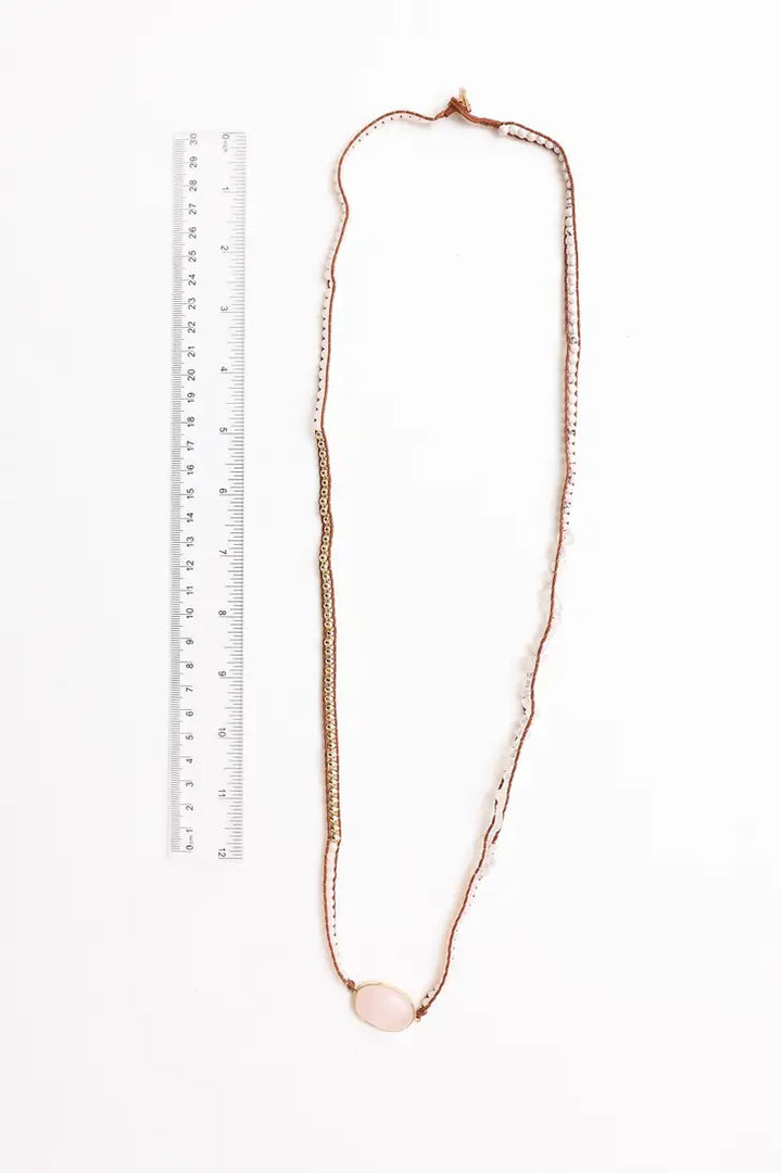 Nikki Gem Stone Multi-Wrap Bracelet/Necklace