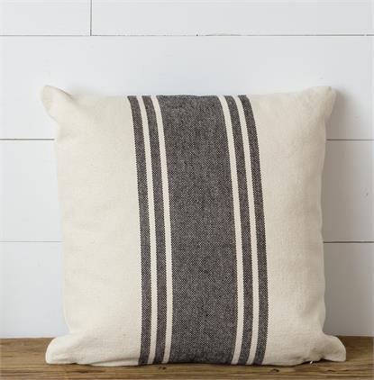 Grain Sack Stripe Pillow - The Loft/ 36 Eleven