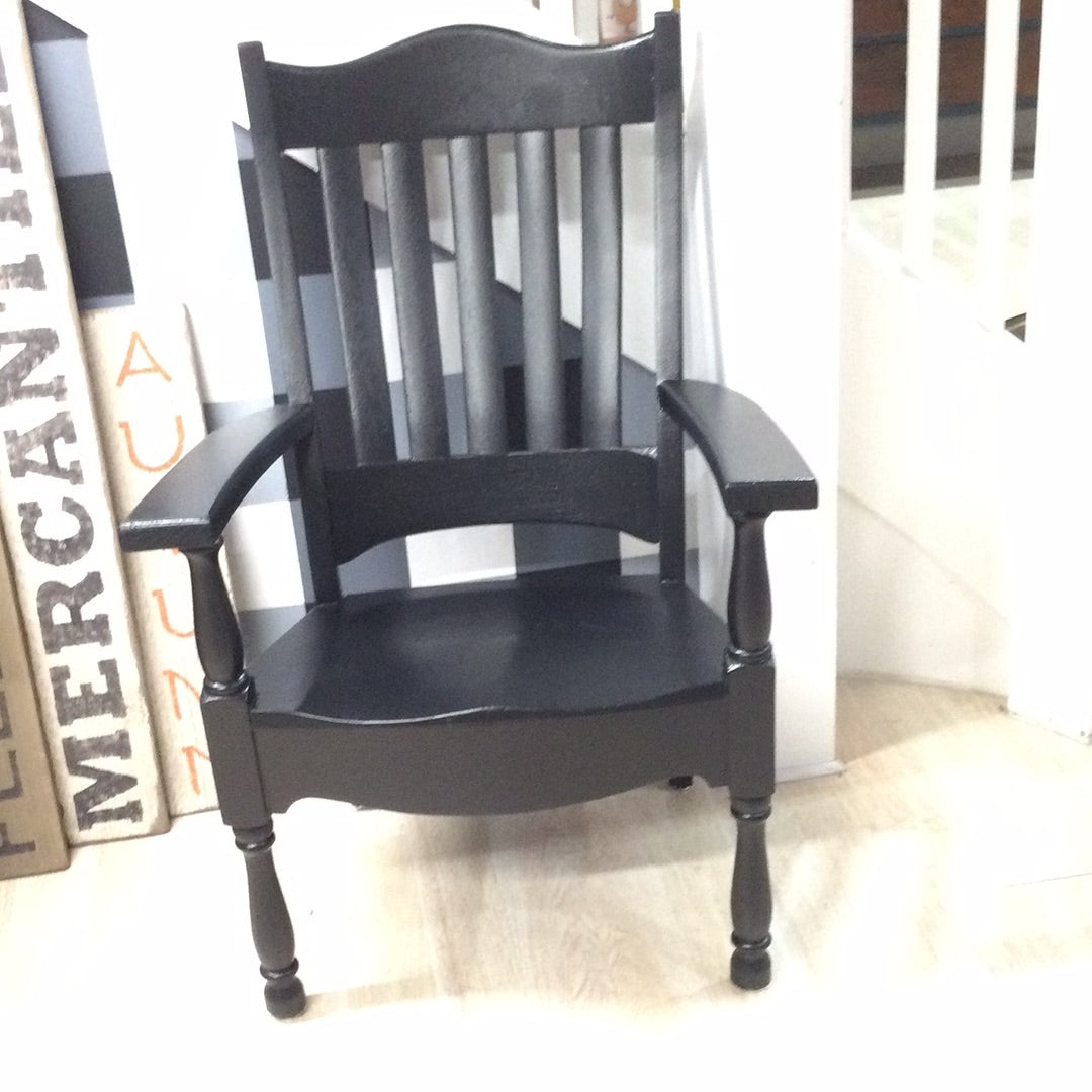Wooden Black Chair