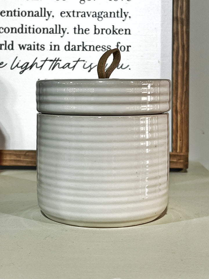 Inner Ceramic White Jar