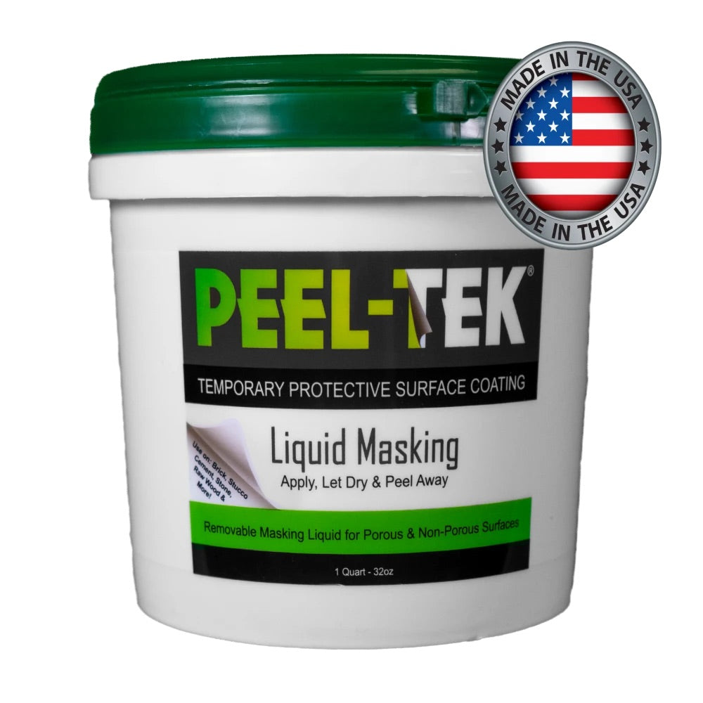 Peel-Tek® Liquid Masking & Peel-able Protective Surface Coating - Quart