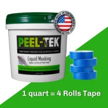 Peel-Tek® Liquid Masking & Peel-able Protective Surface Coating - Quart - The Loft/ 36 Eleven