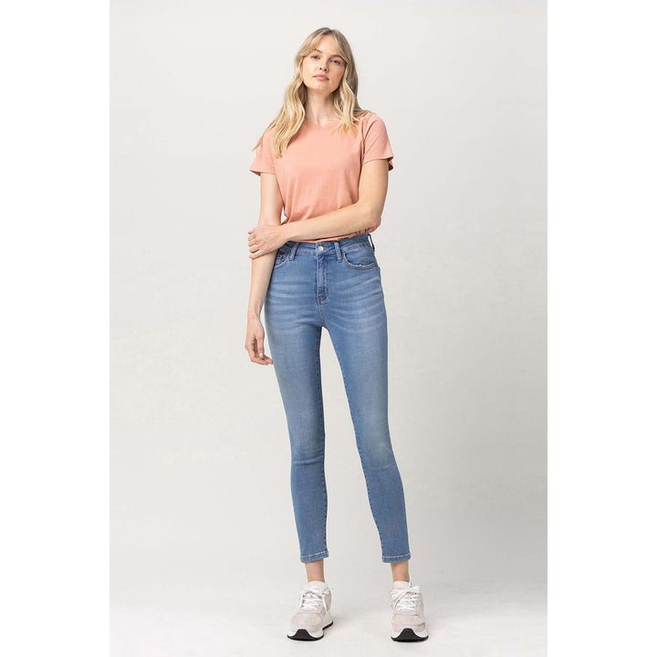 Haylie Super Soft High Rise Crop Skinny - Light Joy